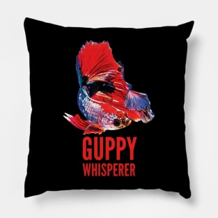 Guppy Whisperer Pillow