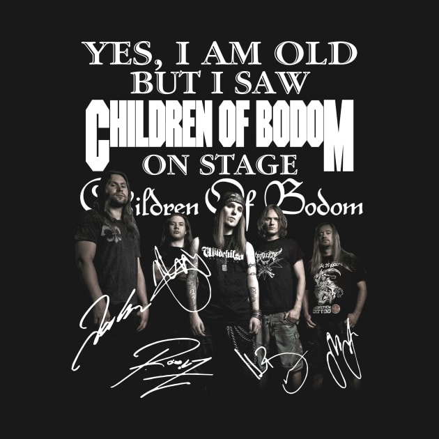 Yes I am old but I saw Children Of Bodom 2023 on stage by Mey X Prints