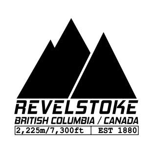 Ski Revelstoke British Columbia Canada Skiing and Snowboarding T-Shirt