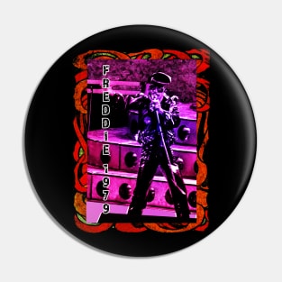 Freddie Mercury Live 1979 Pin