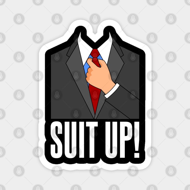 Barney Stinson Suit Up Magnet by Meta Cortex