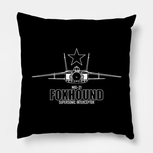 Mig-31 Foxhound Pillow by TCP