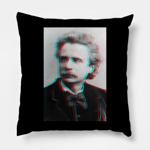 Edvard Grieg Pillow by TheMusicophile