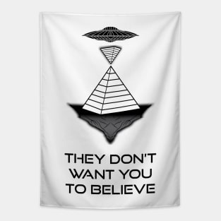 They Don't Want You to Believe - Great Pyramids Tapestry
