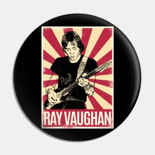 Retro Vintage Stevie Ray Vaughan Pin