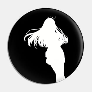 ES8 Vladilena Milize / Lena / Handler One 86 Eighty Six Wallpaper Simple Black and White Silhouette Anime Girls Characters x Animangapoi August 2023 Pin