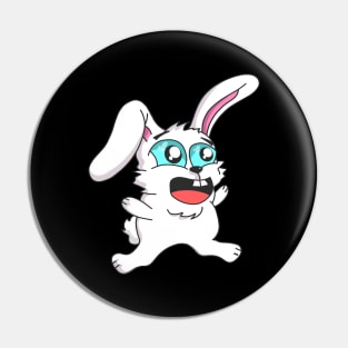 Funny Cartoon Bunny Cute Rabbit Pin