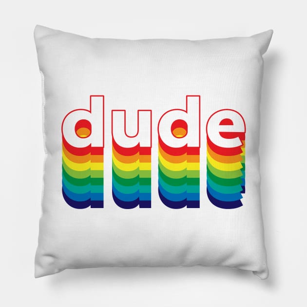 Dude Pillow by Sthickers