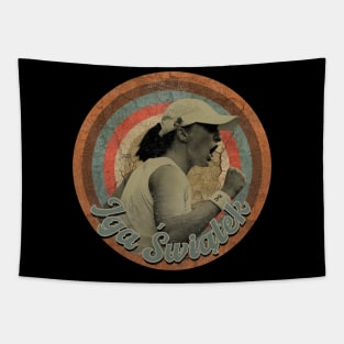 Iga Świątek // Vintage Look aesthetic art Tapestry