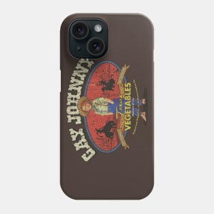 Gay Johnny Texas Vegetables 1946 Phone Case