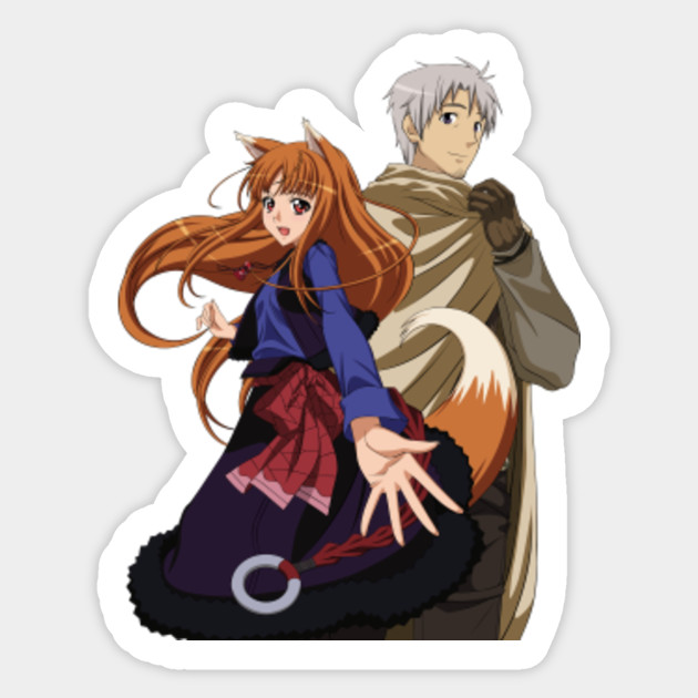 Holo And Lawrence Spice And Wolf Holo Sticker Teepublic