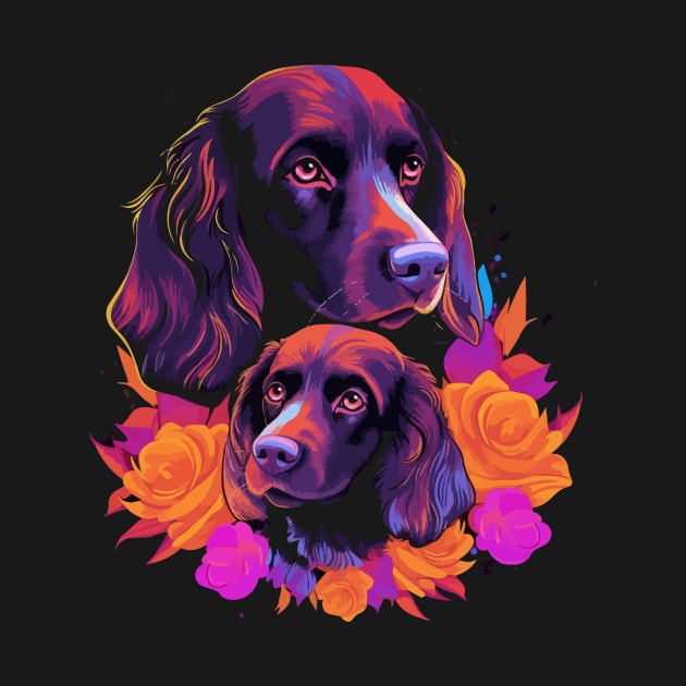 Field Spaniel Mothers Day by JH Mart