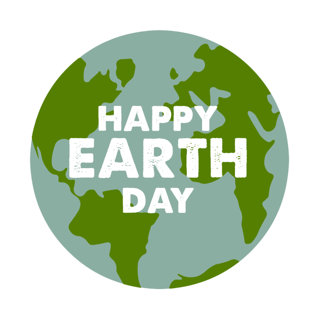 Happy Earth Day by Honu Art Studio