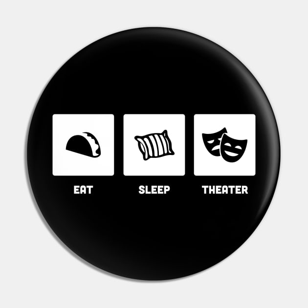 Eat, Sleep, Theater | Stage Drama Pin by MeatMan