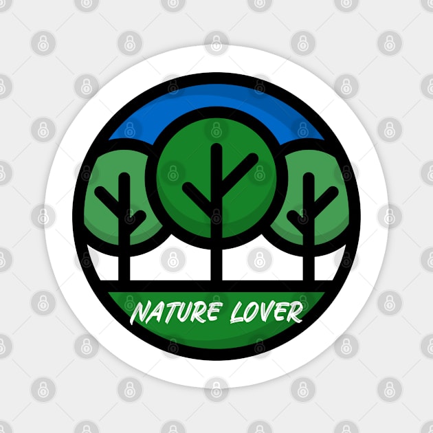 Nature Lover - Trees Magnet by barn-of-nature