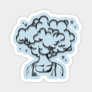 Head in the clouds Magnet