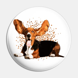 Basset Hound Pin