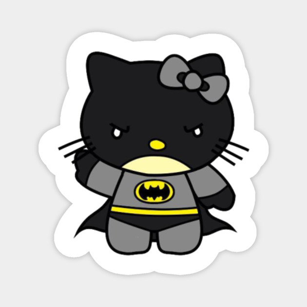 Hello Batman Hello Kitty Halloween Magnet Teepublic