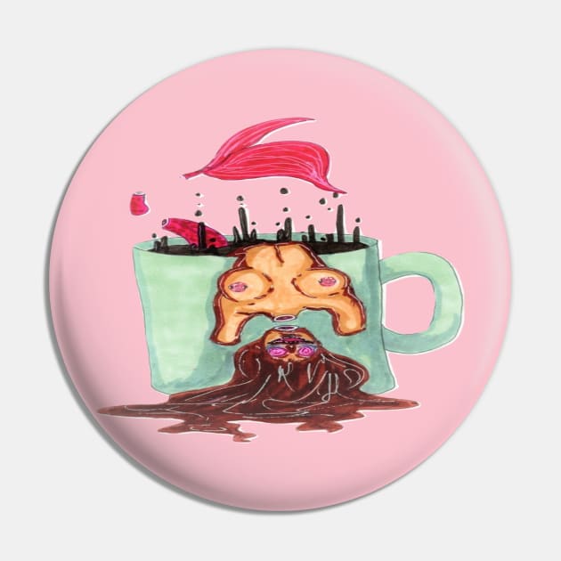 caffeine Pin by nannonthehermit