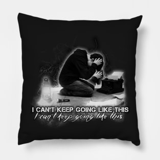 Alan Wake 'I can't keep going like this....' - black version Pillow