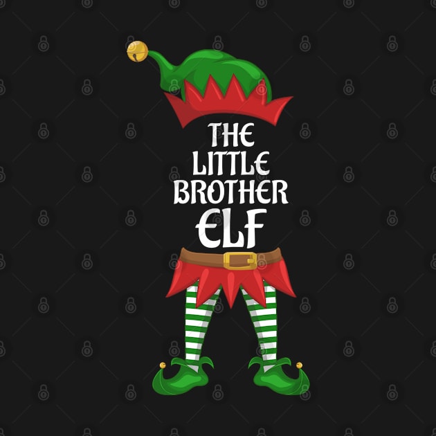 Little Brother Elf Family Matching Group Christmas Party by kalponik