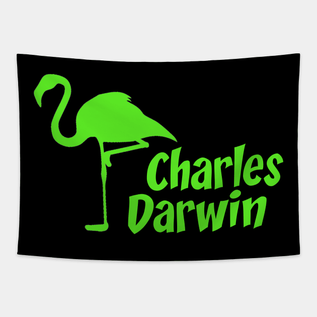 Charles Darwin Tapestry by cypryanus