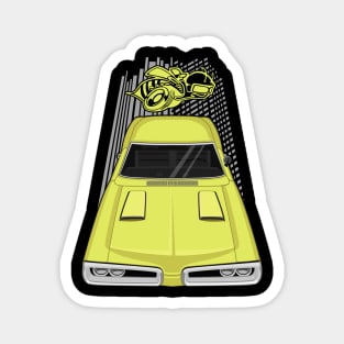 Dodge Coronet Super Bee 1970 - light yellow Magnet