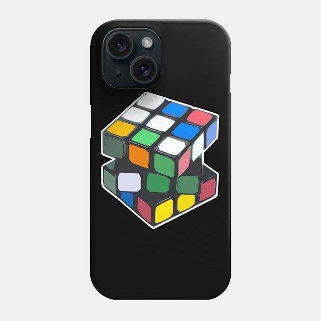 Rubik's cube Phone Case by Johnny