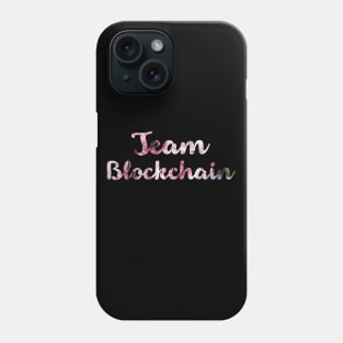 Team Blockchain - Floral Bitcoin Ethereum Crypto Shirt Phone Case