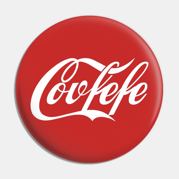 covfefe Pin by politicart