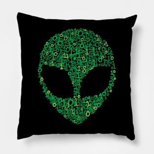 Binary Alien Pillow