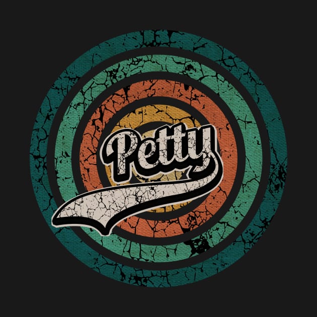 Petty // Retro Circle Crack Vintage by People Mask