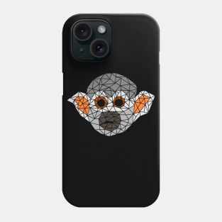 Geometric squirrel monkey Phone Case