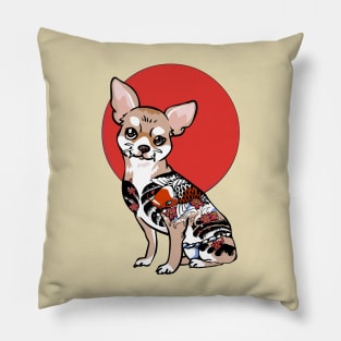 Yakuza Chihuahua Pillow