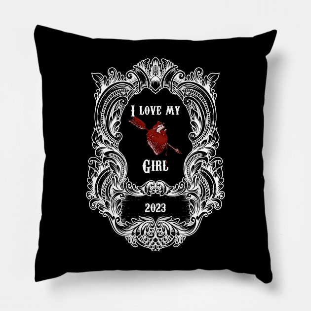 I love my girl Pillow by Mysooni