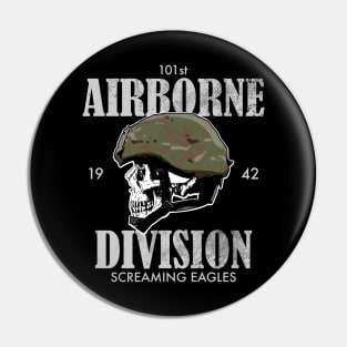 101st Airborne Division (distressed) Pin