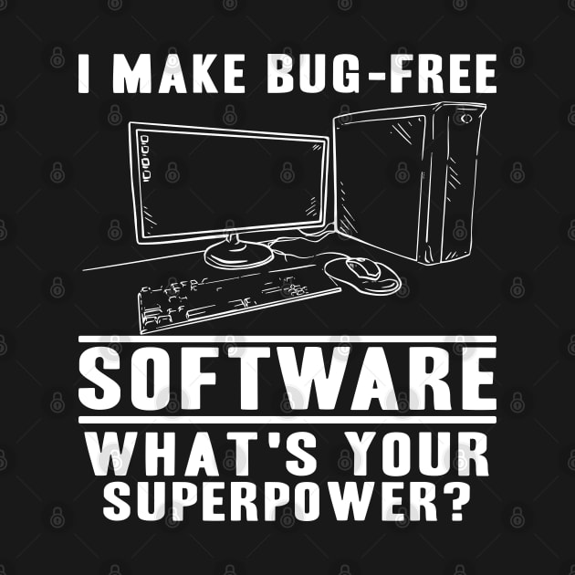 Funny Software Developer Superpower Coding Gift by Kuehni