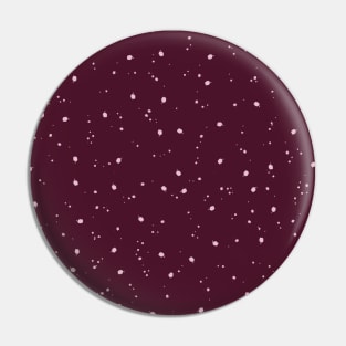 Sangria Paint Drops Pin