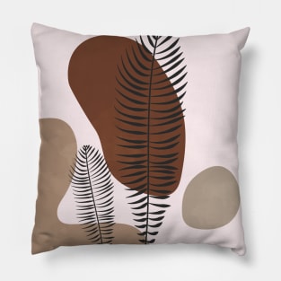 Mid Century, Boho, Fern Pillow