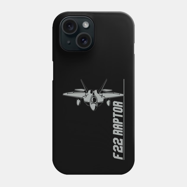 F-22 Raptor Jet Fighters Phone Case by Jose Luiz Filho