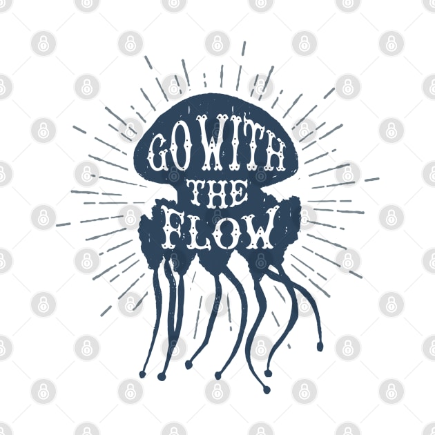 Nautical lettering: go with the flow by GreekTavern