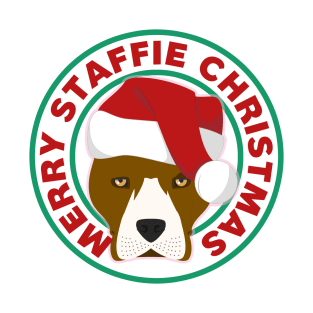 Merry Christmas Staffordshire Bull Terrier T-Shirt