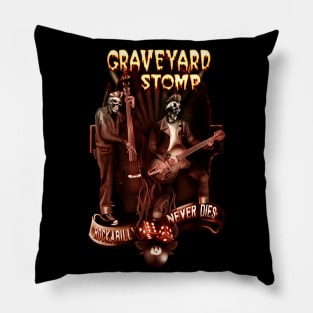 Rockabilly Graveyard Stomp Pillow