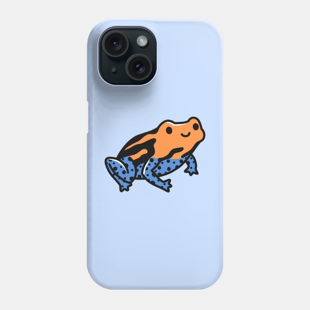 Poison Dart Frog Phone Case by littlemandyart