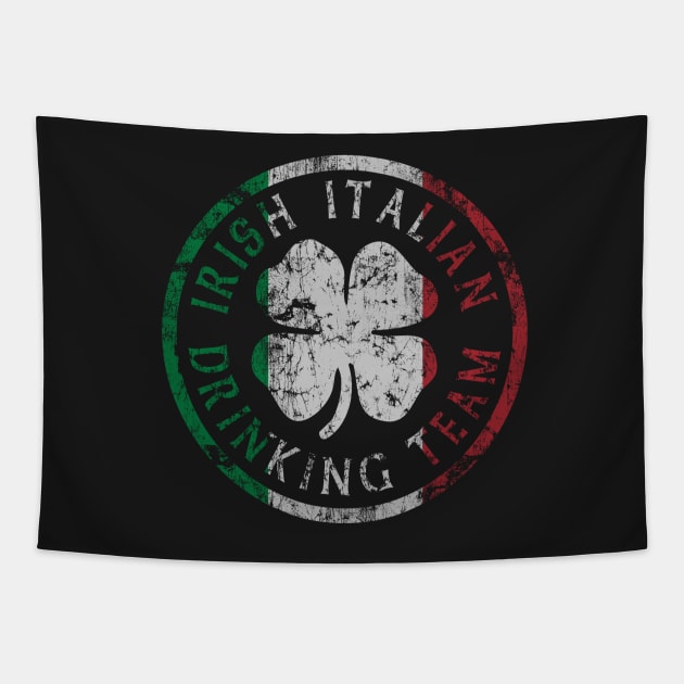 Irish Italian Drinking Team Tapestry by E