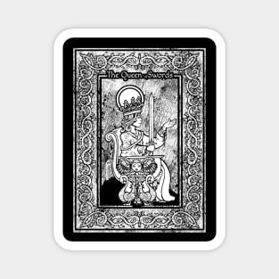 Queen of Swords tarot Magnet