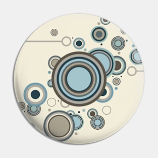 Retro Circles Pin