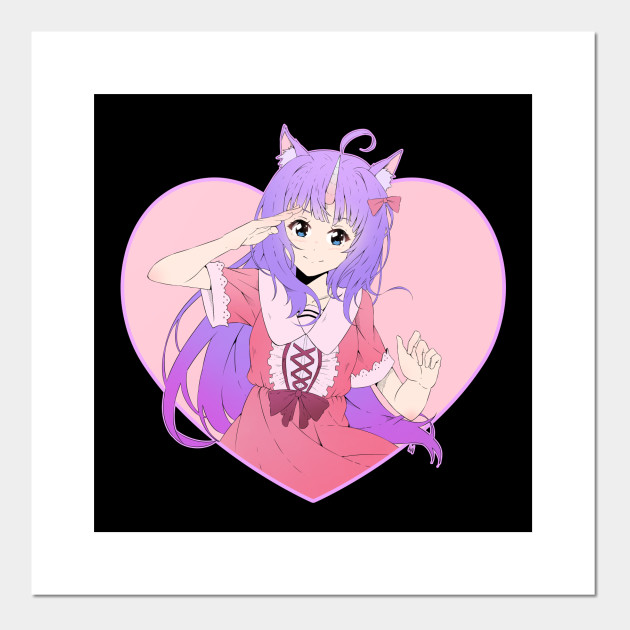 Kawaii Anime Unicorn Girl Manga Valentine S Day Shirt For Japanese