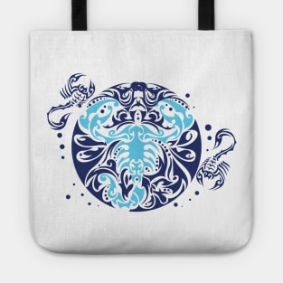 Scorpio Zodiac Astrology Sign Tote