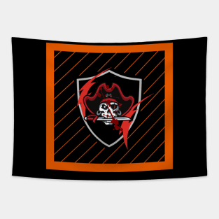 gaming style pirate design Tapestry
